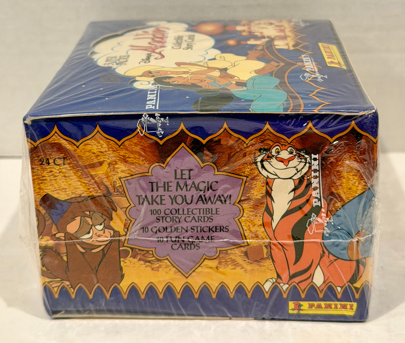 Aladdin Disney Movie Sealed Trading Card Box 24 Super Packs Panini 1993
