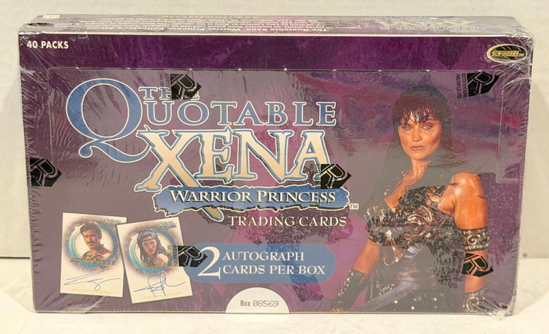2003 The Quotable Xena Warrior Princess Trading Card Box Sealed 40 Packs