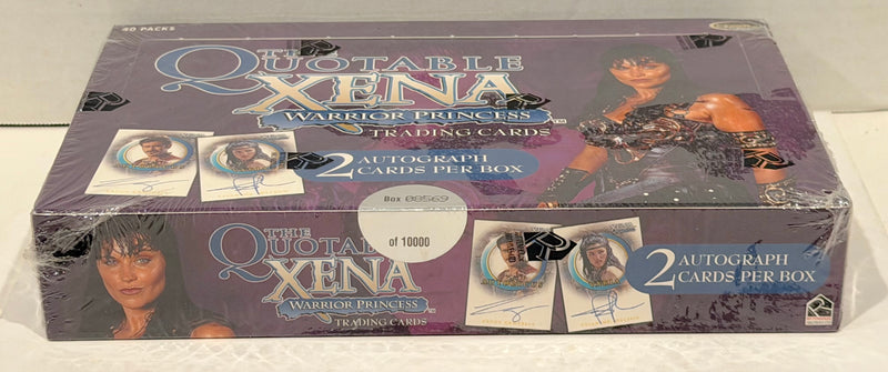 2003 The Quotable Xena Warrior Princess Trading Card Box Sealed 40 Packs