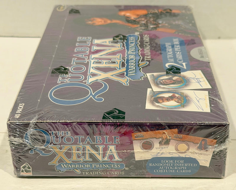 2003 The Quotable Xena Warrior Princess Trading Card Box Sealed 40 Packs
