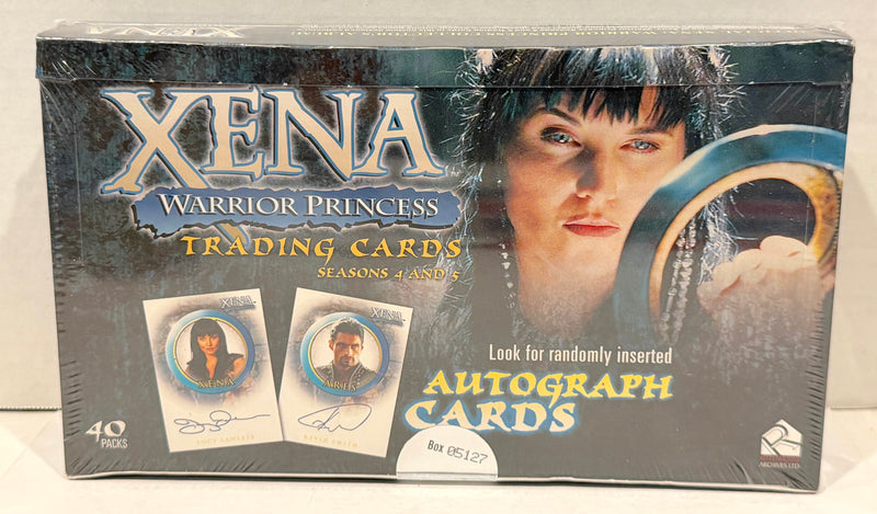 2001 Xena Warrior Princess Seasons 4 & 5 Trading Card Box Sealed 40 Packs