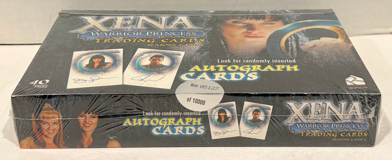 2001 Xena Warrior Princess Seasons 4 & 5 Trading Card Box Sealed 40 Packs