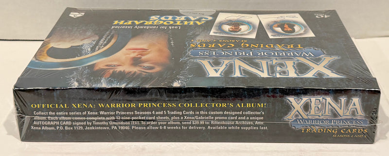 2001 Xena Warrior Princess Seasons 4 & 5 Trading Card Box Sealed 40 Packs