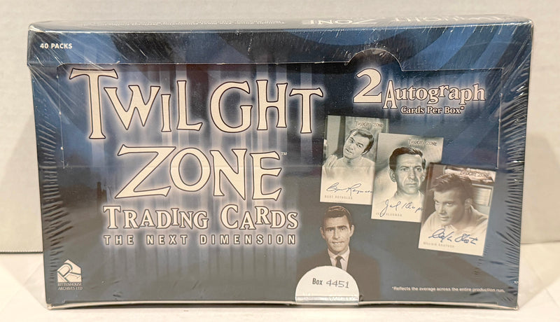 Twilight Zone The Next Dimension Series 2 Trading Card Box Rittenhouse 40 Packs