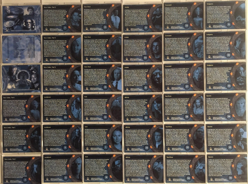 Stargate SG-1 Season 8 Eight Base Card Set 72 Cards 2006   - TvMovieCards.com