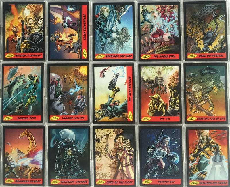 Mars Attacks Guide to the New Universe Chase Card Set 15 Cards Topps 2012   - TvMovieCards.com