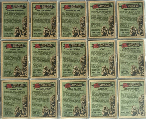 Mars Attacks Guide to the New Universe Chase Card Set 15 Cards Topps 2012   - TvMovieCards.com