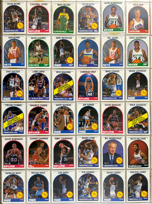 1989-90 Hoops Series 2 Complete Expansion Trading Card Set #301-353 NM   - TvMovieCards.com