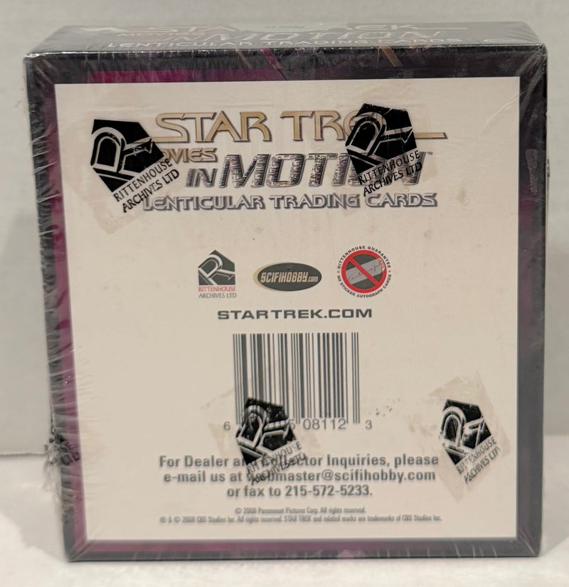 Star Trek Movies in Motion Card Box 24 Packs 3 Autograph Cards Rittenhouse 2008