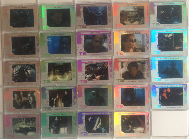 Terminator 2 CyberEtch Chase Card Set 24 cards CE01 - CE24 Filmcardz T2   - TvMovieCards.com