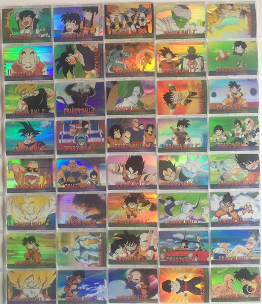 Dragon Ball Z Holochrome Chromium Archive Sticker Card Set 80 Stickers Artbox 20   - TvMovieCards.com