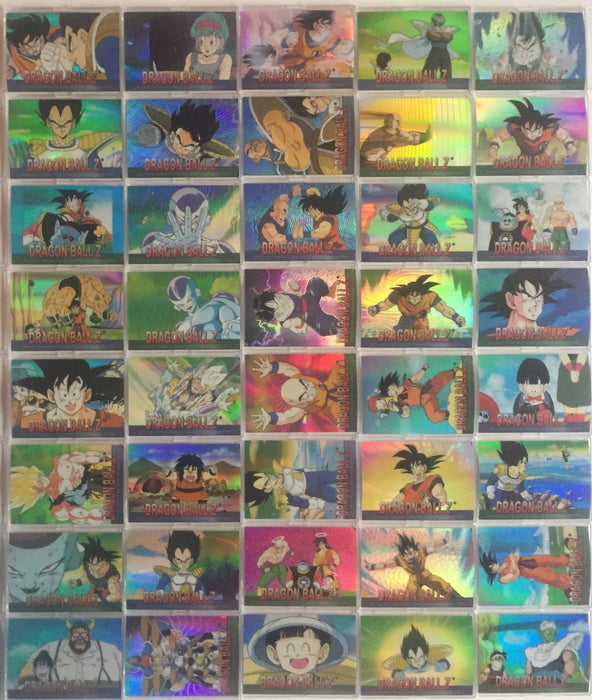 Dragon Ball Z Holochrome Chromium Archive Sticker Card Set 80 Cards Artbox 2000   - TvMovieCards.com
