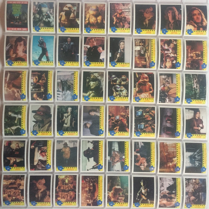 Teenage Mutant Ninja Turtles Movie One Card Set 132 Cards and 11 Stickers   - TvMovieCards.com