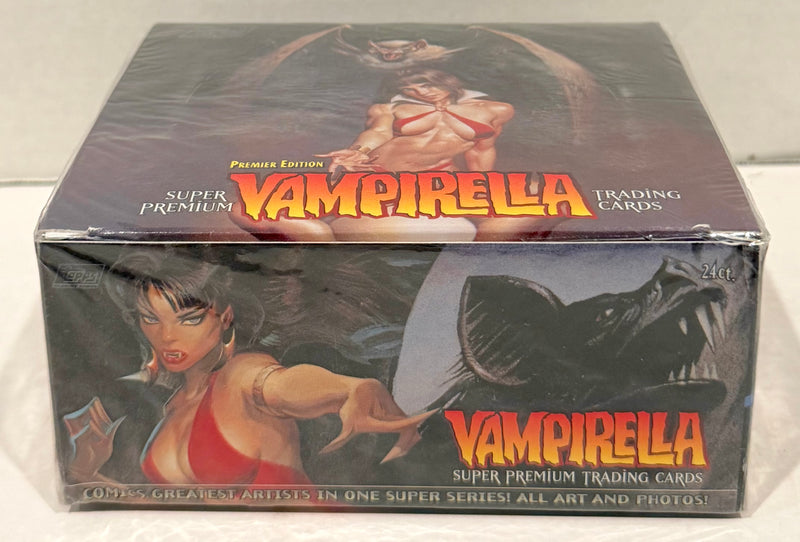 Visions of Vampirella Premier Sealed Trading Card Box 24 Packs Topps 1995