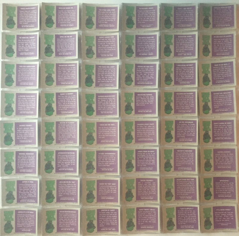 Teenage Mutant Ninja Turtles Movie One Card Set 132 Cards and 11 Stickers   - TvMovieCards.com