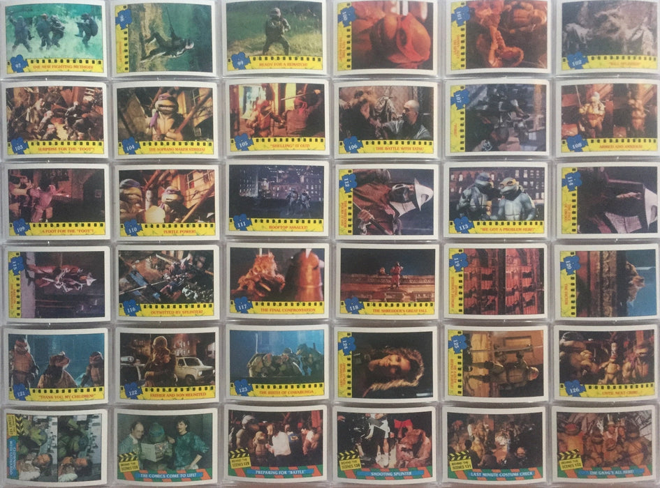 Teenage Mutant Ninja Turtles Movie One Card Set 132 Cards and 11 Stickers   - TvMovieCards.com