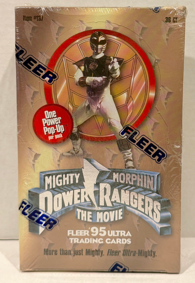 Power Rangers Movie Trading Card Box 36 Packs Fleer Ultra 1995 Sealed