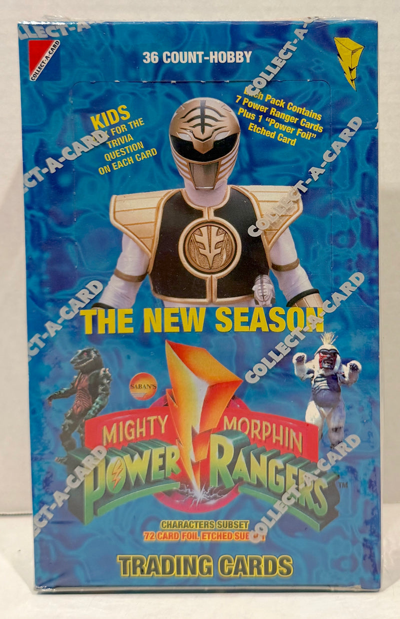 Power Rangers The New Season Hobby Card Box 36 Packs Collect-a-Card 1994