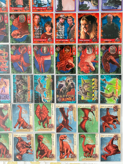 Jurassic Park 3 III Base Trading Card Set of 72 Cards Inkworks 2001 + 3D Specs   - TvMovieCards.com