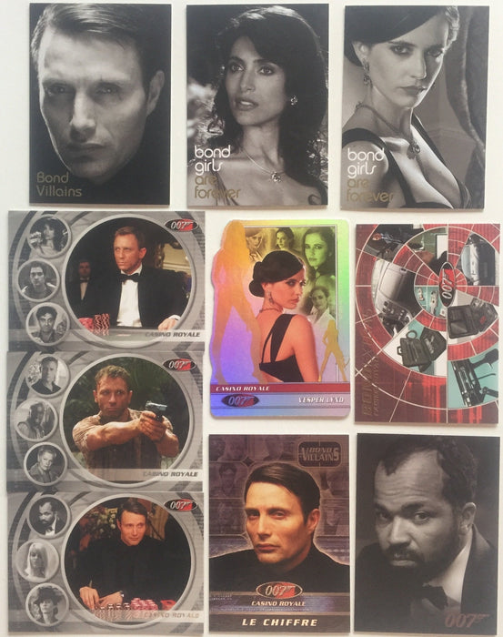 James Bond Complete Casino Royale Expansion Card Set 10 Cards   - TvMovieCards.com