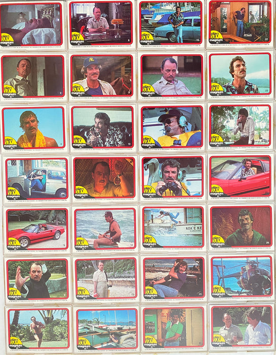 1983 Magnum P.I. PI Complete Vintage Trading Card Set of 66 Donruss   - TvMovieCards.com