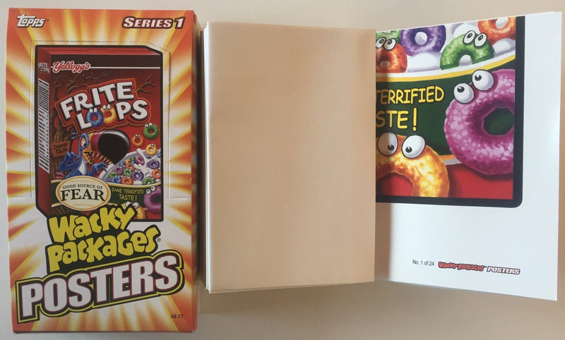 2012 Topps Series 1 Wacky Packages Poster Complete Set All 24 Pack Fresh Mint   - TvMovieCards.com