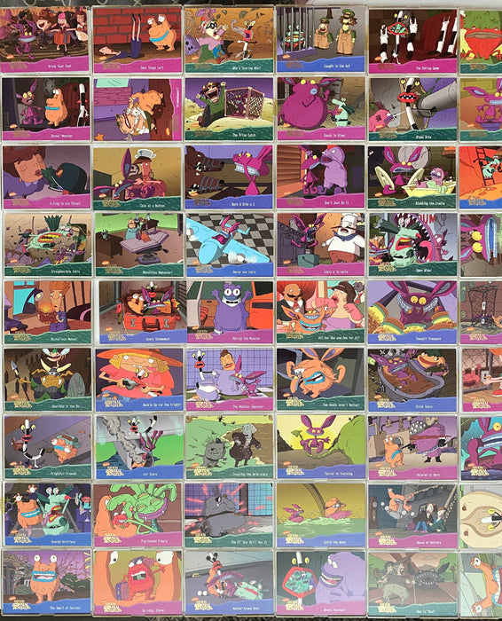 1995 AAAHH!! Real Monsters Complete Base Trading Card Set of 90 Fleer Ultra   - TvMovieCards.com