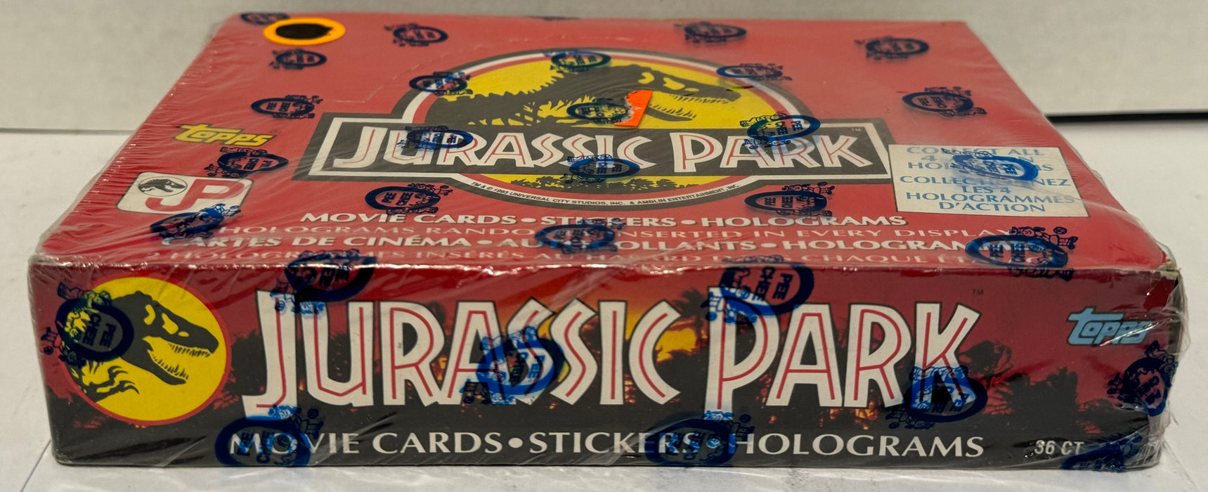 Jurassic Park Movie Series 1 Trading Card Box 36 Packs O Pee Chee 1993 OPC   - TvMovieCards.com