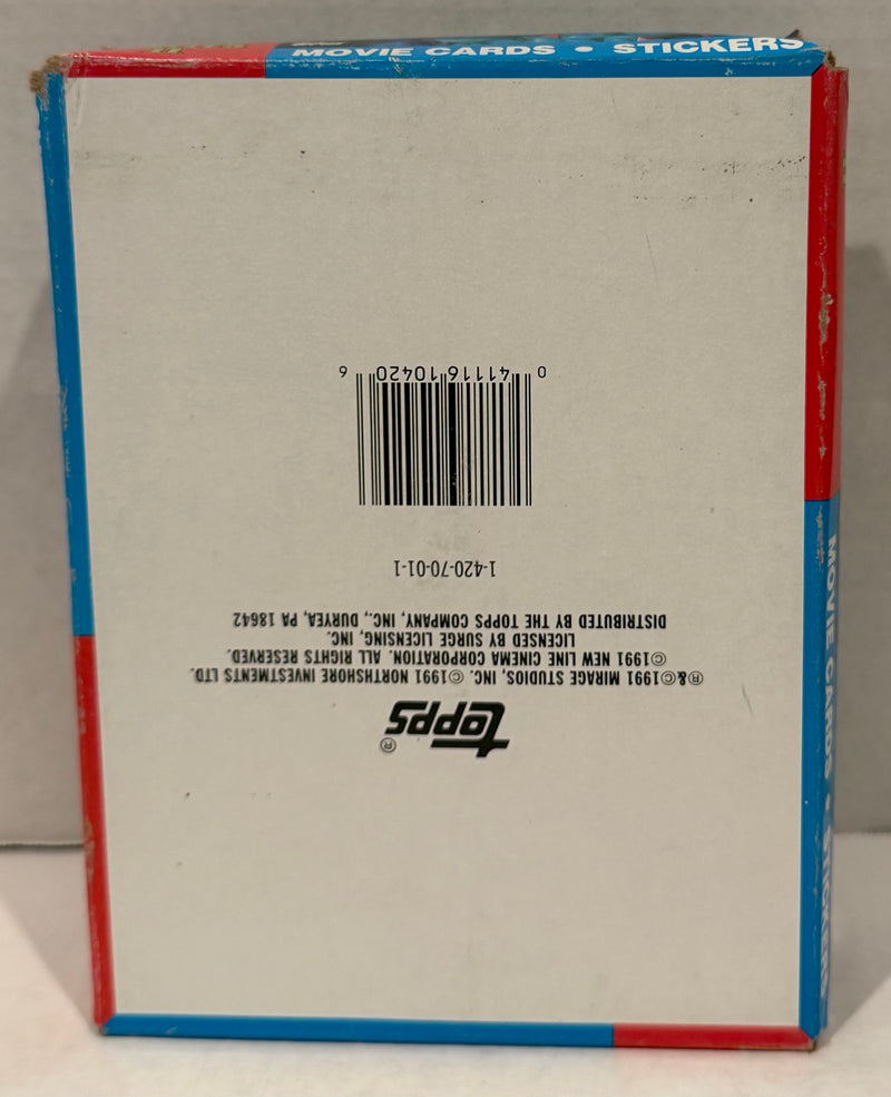Teenage Mutant Ninja Turtles Movie II Series 2 Card Box Secret of the Ooze Topps