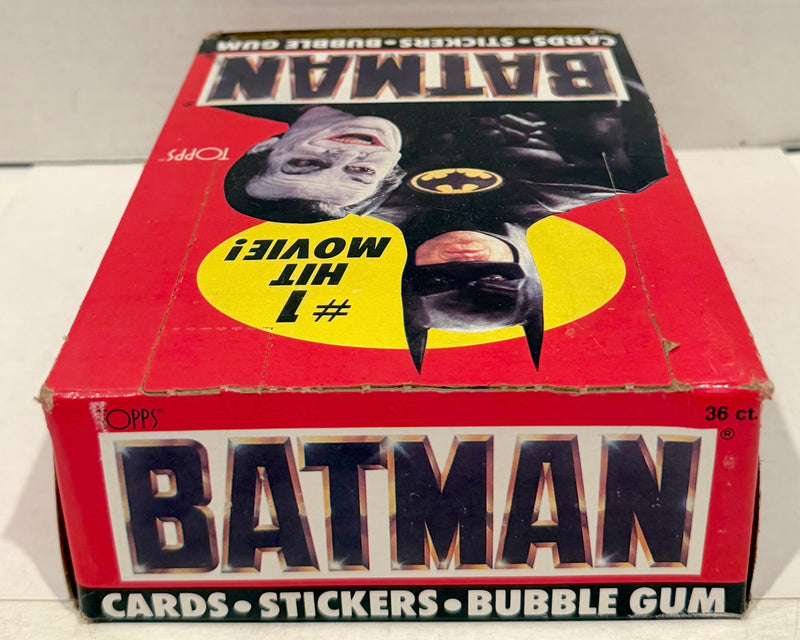 Batman Movie Series 1 Vintage Trading Wax Trading Card Box 36 Packs Topps 1989