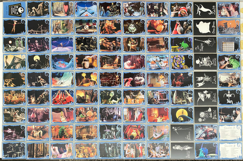 Nightmare Before Christmas Trading Card Set of 90 Cards Skybox 1993   - TvMovieCards.com