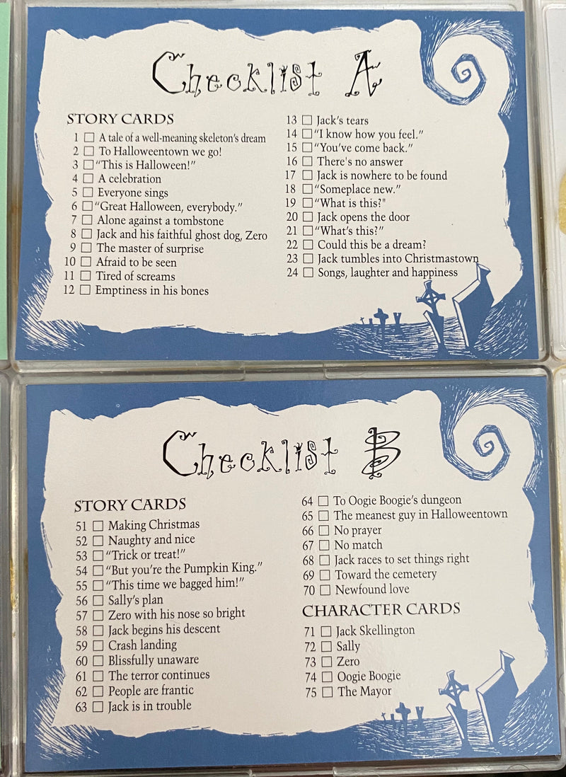 Nightmare Before Christmas Trading Card Set of 90 Cards Skybox 1993   - TvMovieCards.com