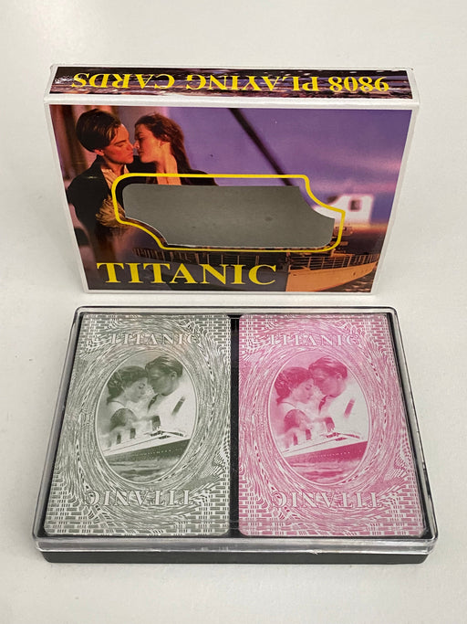1997 Titanic Movie Playing Card Decks (2) 52 Card Decks Leonardo DiCaprio   - TvMovieCards.com