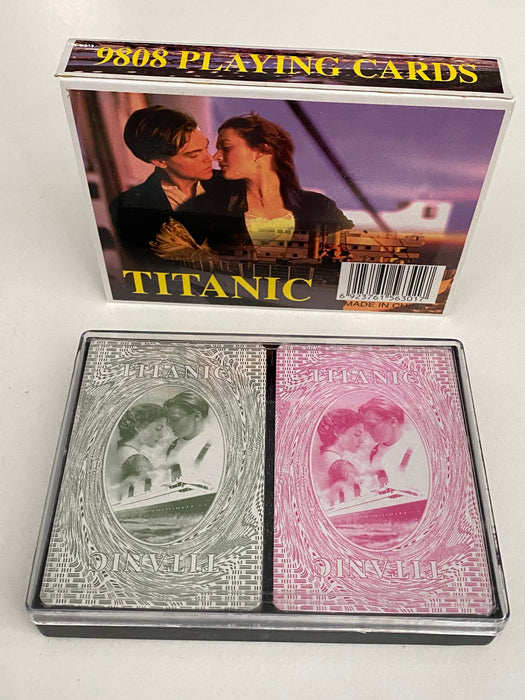 1997 Titanic Movie Playing Card Decks (2) 52 Card Decks Leonardo DiCaprio   - TvMovieCards.com