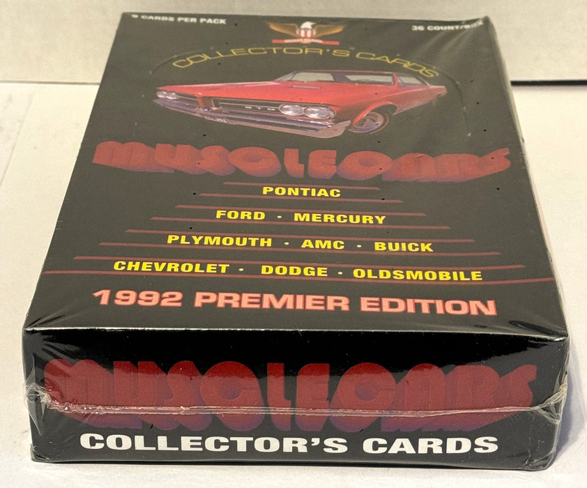 1992 Musclecars I Premier Trading Card Box 36 Packs Factory Sealed   - TvMovieCards.com