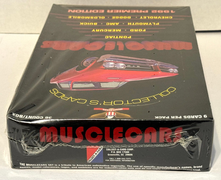 1992 Musclecars I Premier Trading Card Box 36 Packs Factory Sealed   - TvMovieCards.com