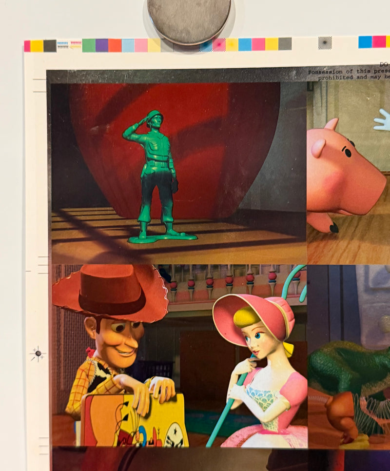 1995 Toy Story Series 1 Disney Movie Foil Card Set F1-F9 Uncut Press Sheet of 9