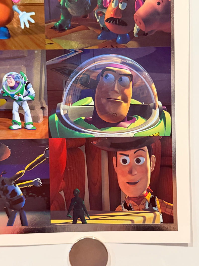 1995 Toy Story Series 1 Disney Movie Foil Card Set F1-F9 Uncut Press Sheet of 9