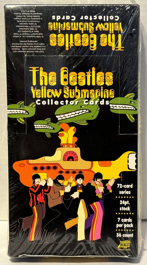 1999 The Beatles Yellow Submarine Trading Card Box Factory Sealed Comic Images   - TvMovieCards.com