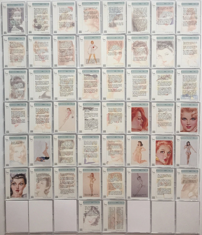 Vargas Girls Pin-Ups Series 1 Base Card Set 50 Cards 21st Century 1992   - TvMovieCards.com