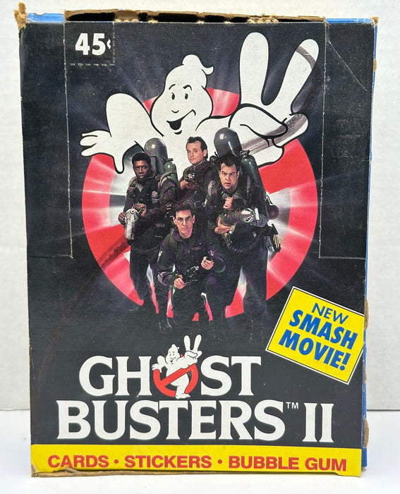 1989 Ghostbusters II Movie Trading Card Wax Box 36 Packs Topps