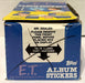 1982 E.T. The Extra Terrestrial Album Sticker Box 100 Packs Sealed Topps Panini   - TvMovieCards.com