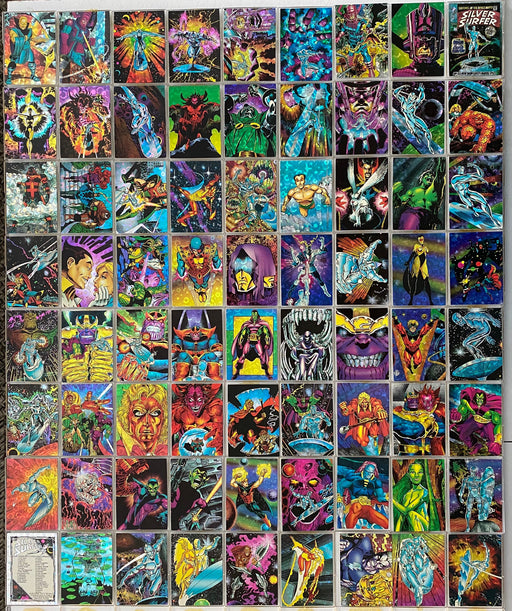 Silver Surfer Prismatic Base Card Set 72 Cards Comic Images 1992   - TvMovieCards.com