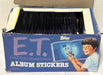 1982 E.T. The Extra Terrestrial Album Sticker Box 100 Packs Sealed Topps Panini   - TvMovieCards.com