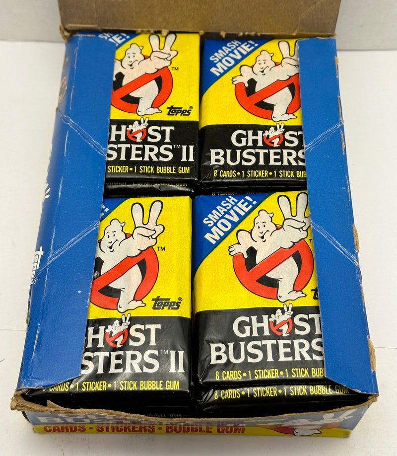 1989 Ghostbusters II Movie Trading Card Wax Box 36 Packs Topps   - TvMovieCards.com