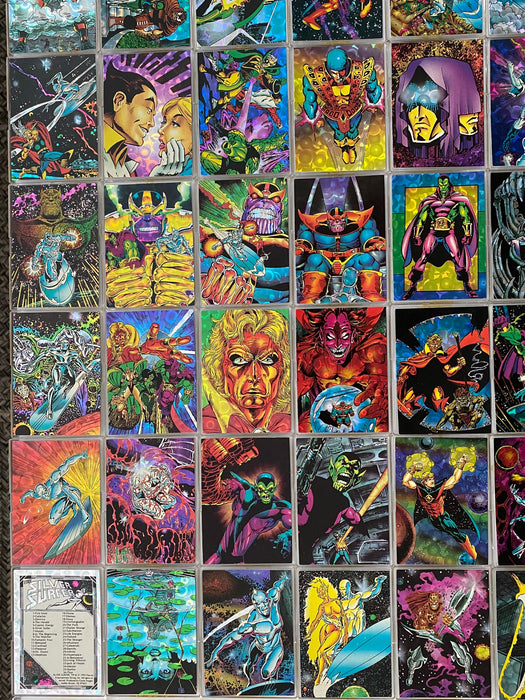 Silver Surfer Prismatic Base Card Set 72 Cards Comic Images 1992   - TvMovieCards.com