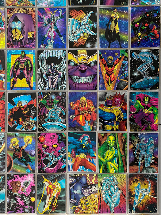 Silver Surfer Prismatic Base Card Set 72 Cards Comic Images 1992   - TvMovieCards.com