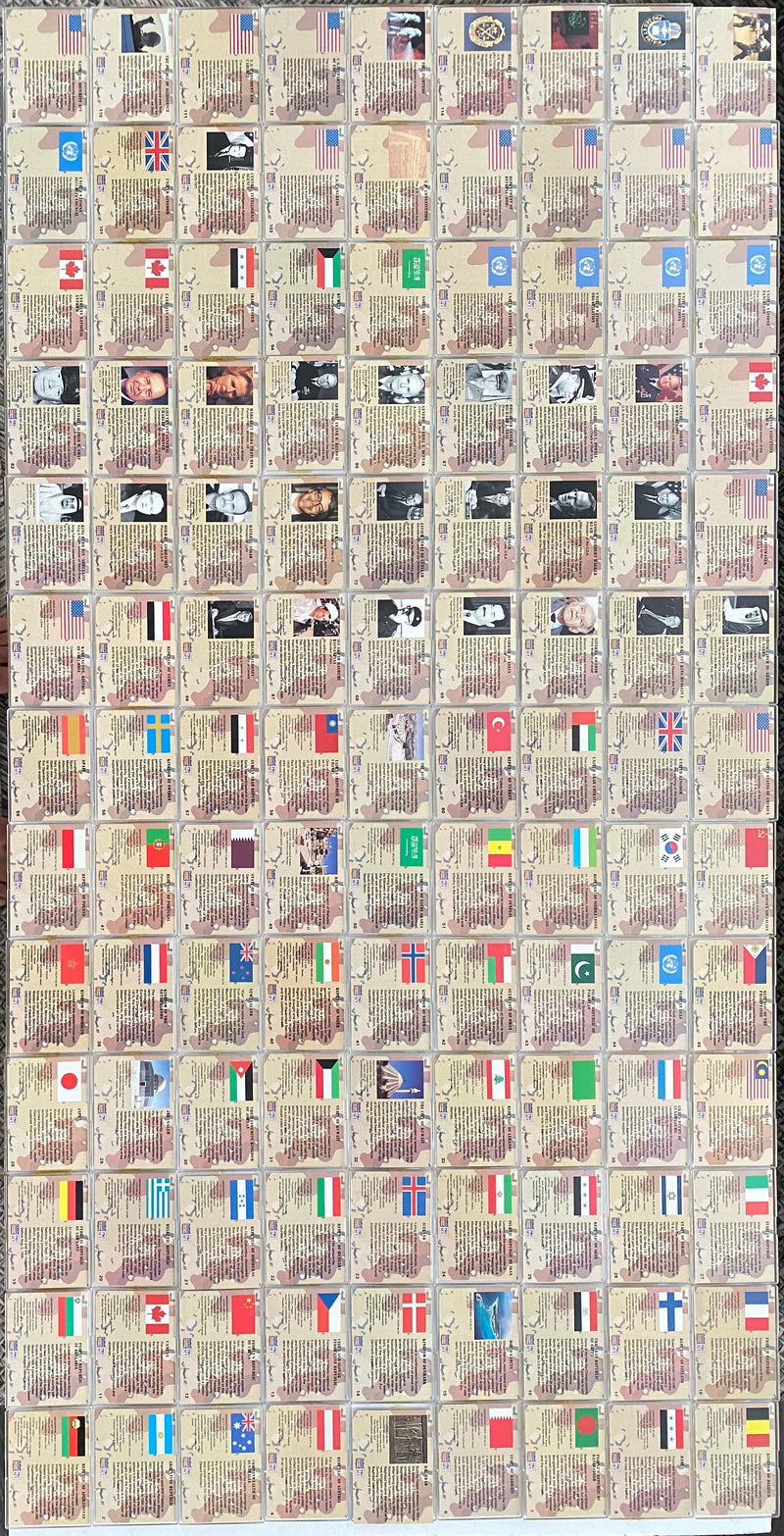 Desert Storm War Trading Card Set 250 Cards 1991 Pro Set   - TvMovieCards.com