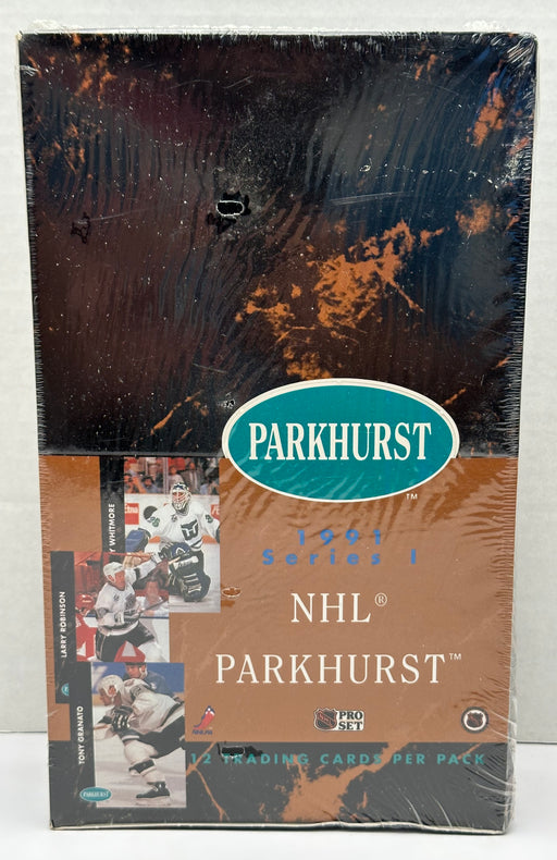 1991 NHL Parkhurst Series I 1 One Hockey Trading Card Box 36CT Sealed Pro Set   - TvMovieCards.com