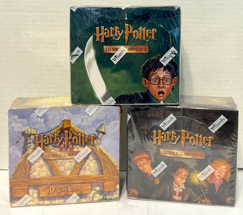 Harry Potter TCG WOTC Chamber of Secrets Hogwarts Diagon 36 Pack Booster Boxes   - TvMovieCards.com